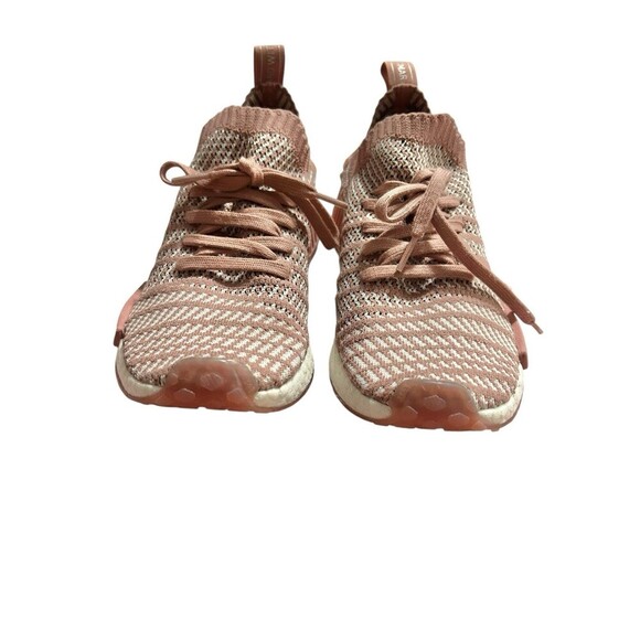 Adidas Womens NMD R1 Primeknit STLT Ash Pink Athletic Comfort Running Size 10 - Picture 3 of 8